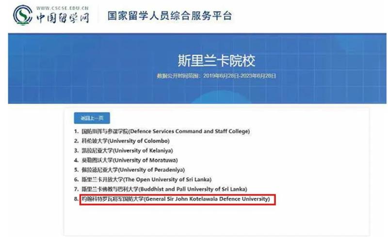 斯里兰卡国防大学护理学硕士2026年招生简章