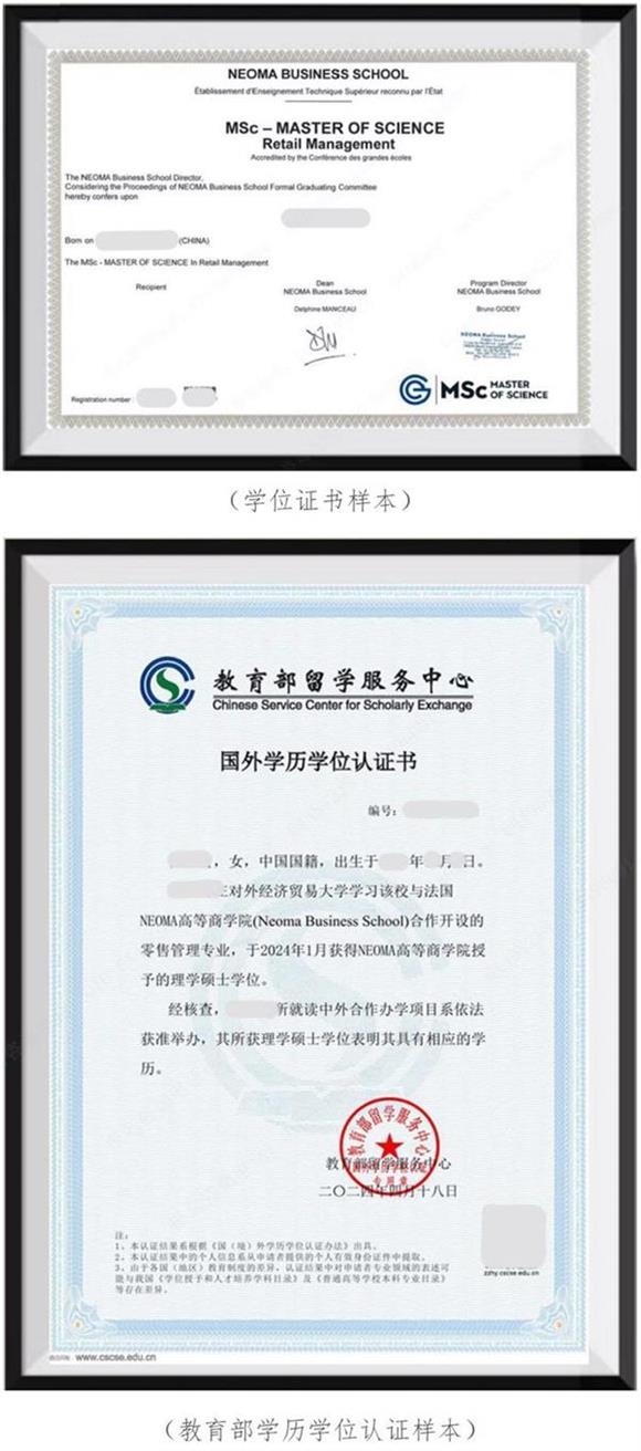 对外经济贸易大学-法国诺欧零售管理硕士项目2026年招生简章